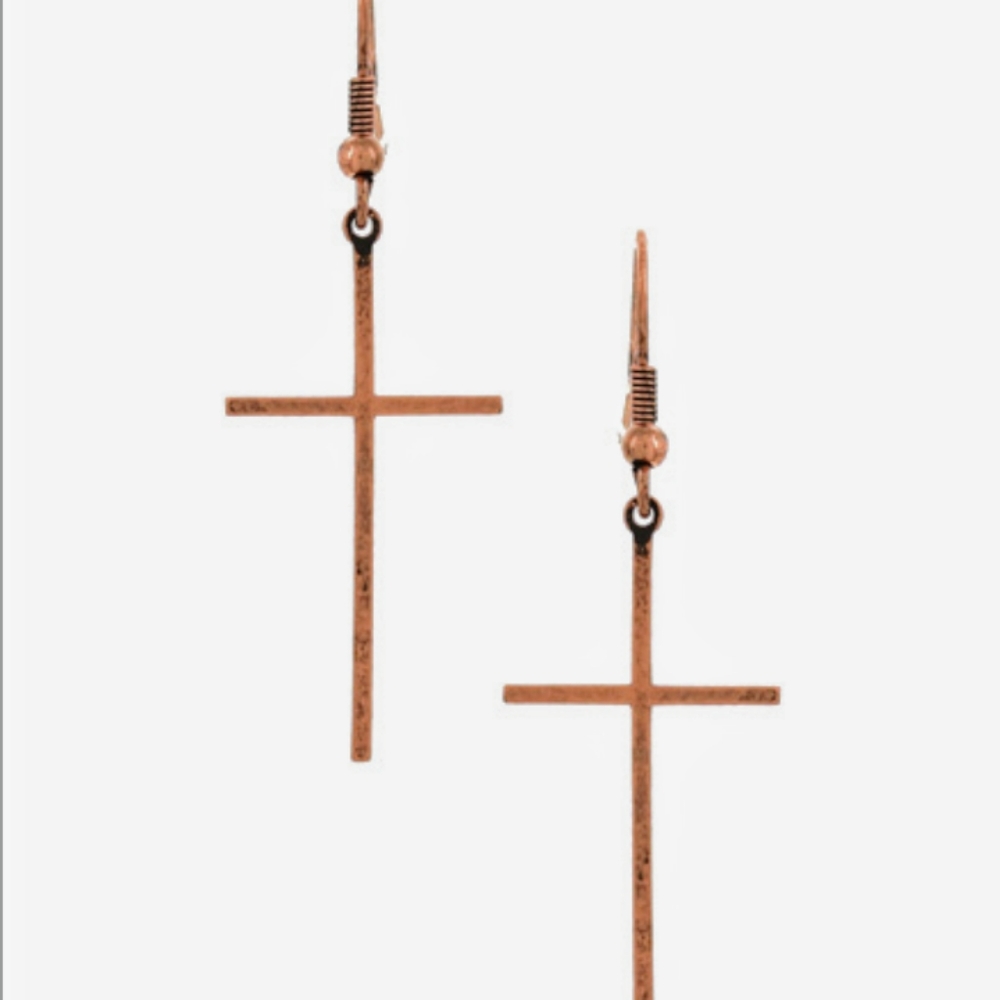 Copper earrings